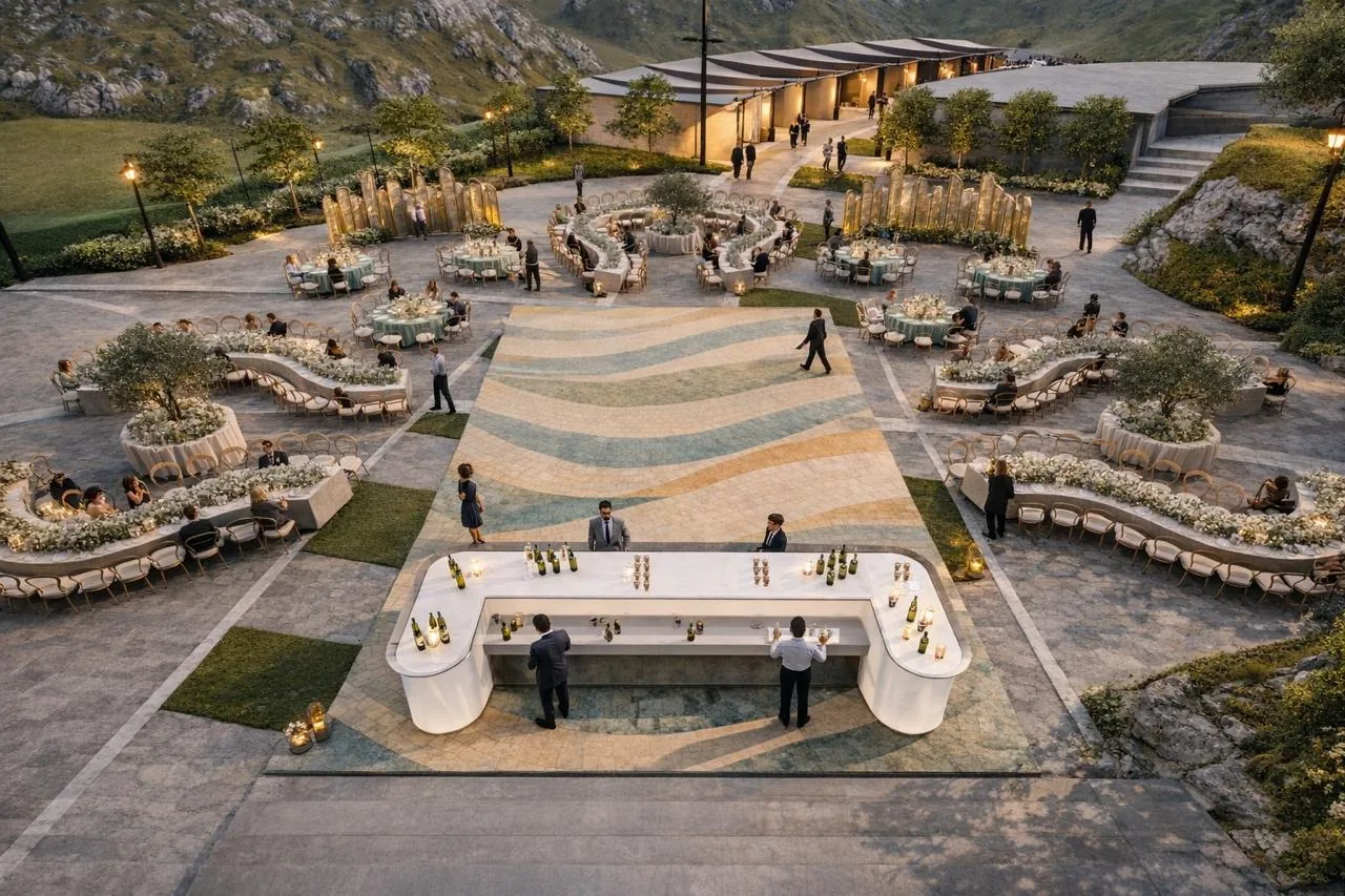 Wedding concept perspective in Ehden